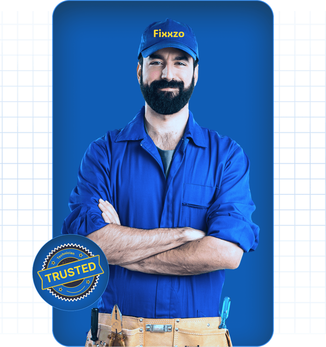 Illustration showing Fixxzo mobile app coming soon